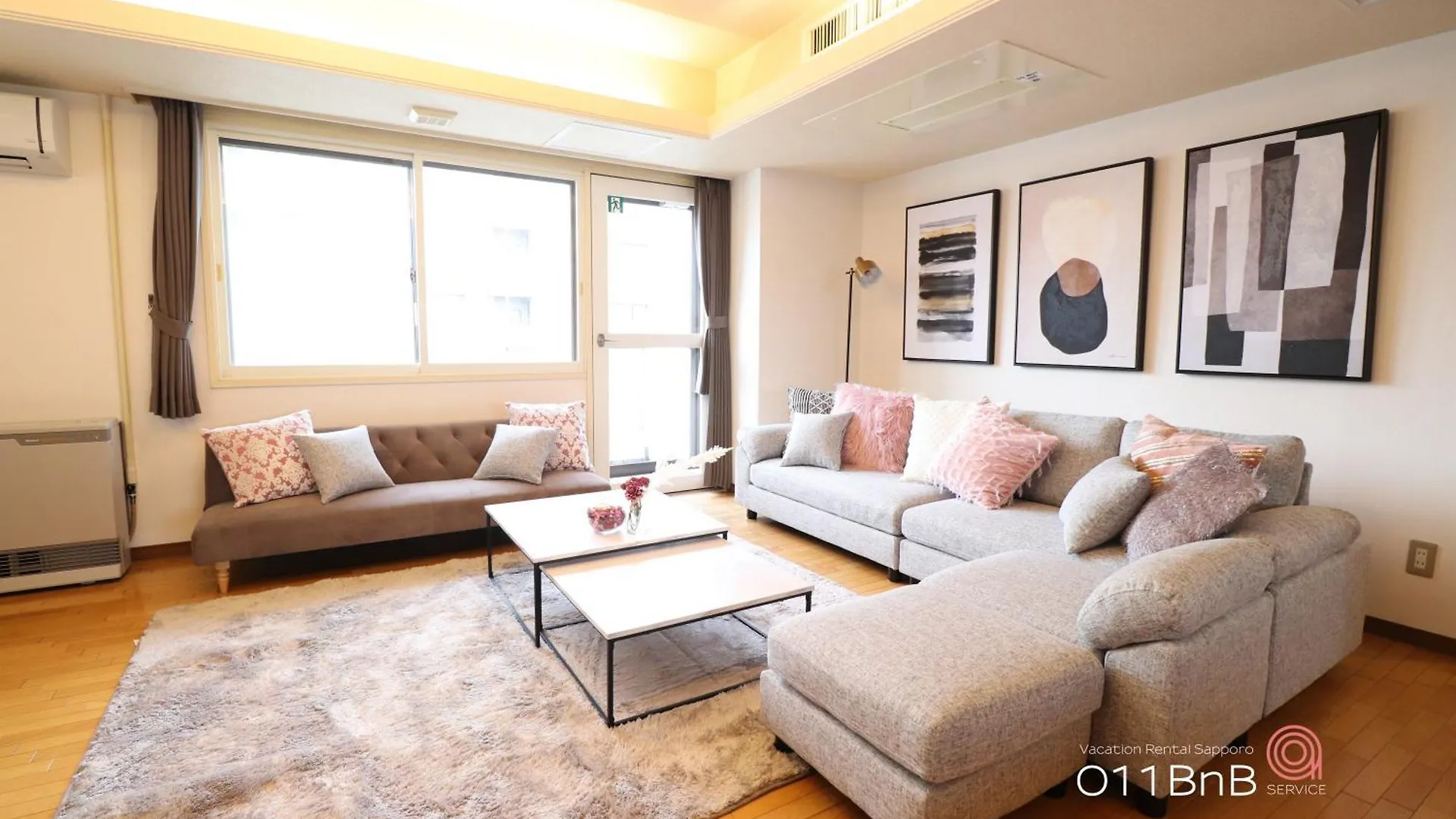 Lägenhet Nk Bld7F Sapporo 3Ldk 3Br 1 Floor 1 Room